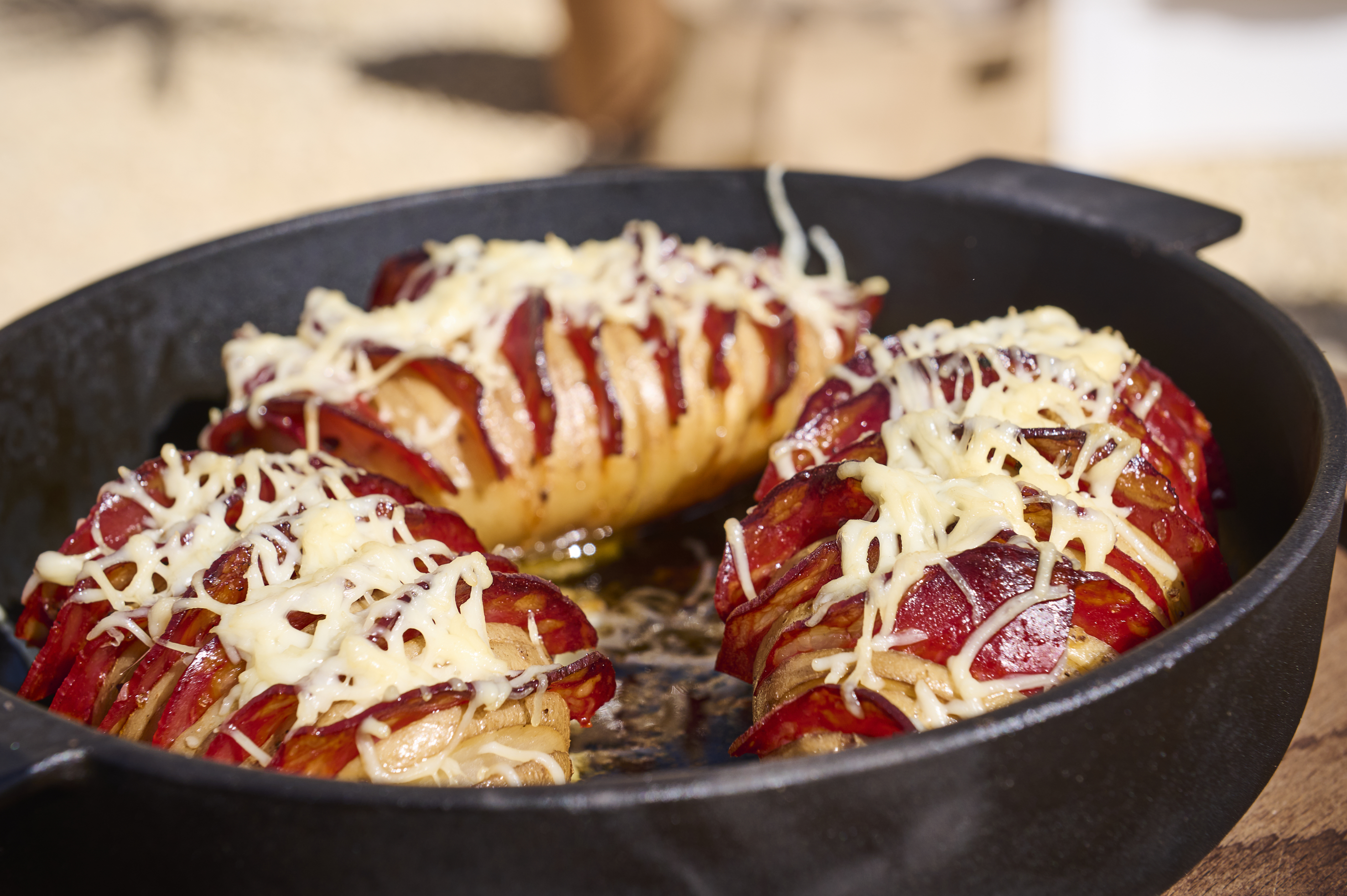 Pommes de terre Hasselback