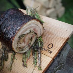 Poitrine de porc duroc avec pesto maison